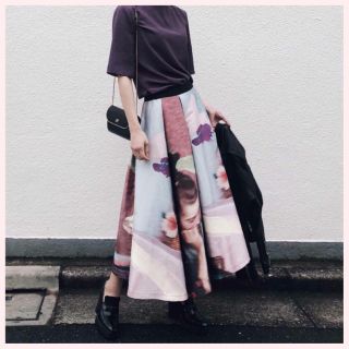 アメリヴィンテージ(Ameri VINTAGE)のAmeri vintage EMILIA TUCK SKIRT(ロングスカート)