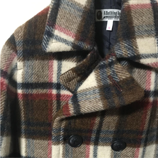 ア ベイシング エイプ A Bathing Ape チェックPコート - ピーコート