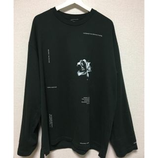 ラッドミュージシャン(LAD MUSICIAN)のRADMUSICIAN 花柄ビッグロングTシャツ(Tシャツ(長袖/七分))