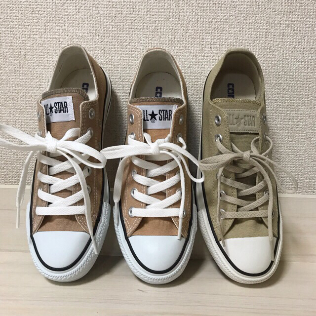 CONVERSE(コンバース)のコンバース オールスター ミルクティー ベージュ 脱色コンバース  レディースの靴/シューズ(スニーカー)の商品写真