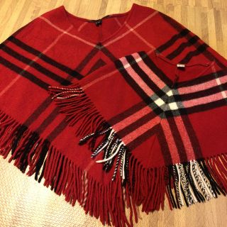 バーバリー(BURBERRY)のバーバリー ポンチョ 美品(ジャケット/上着)