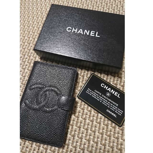 CHANEL(シャネル)のCHANEL キャビアスキン 手帳カバー レディースのファッション小物(その他)の商品写真