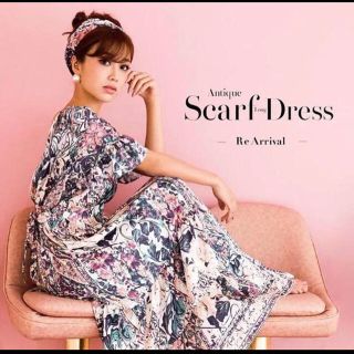 エイミーイストワール(eimy istoire)の新品eimy istoire/antique scarf dress/スカーフ柄(ロングワンピース/マキシワンピース)