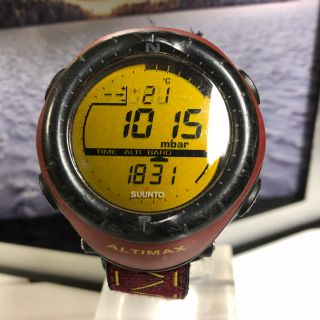 スント(SUUNTO)の【希少】スント ALTIMAX オリジナルバンド(腕時計(デジタル))