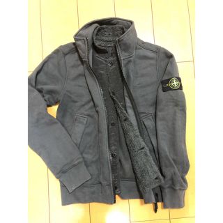 ストーンアイランド(STONE ISLAND)のstone island フェイクレイヤード ボアジャケット(ブルゾン)