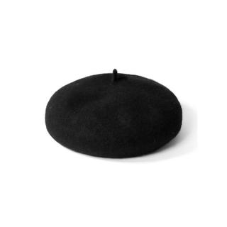 グレイル(GRL)のグレイル ウールベレー帽 黒(ハンチング/ベレー帽)