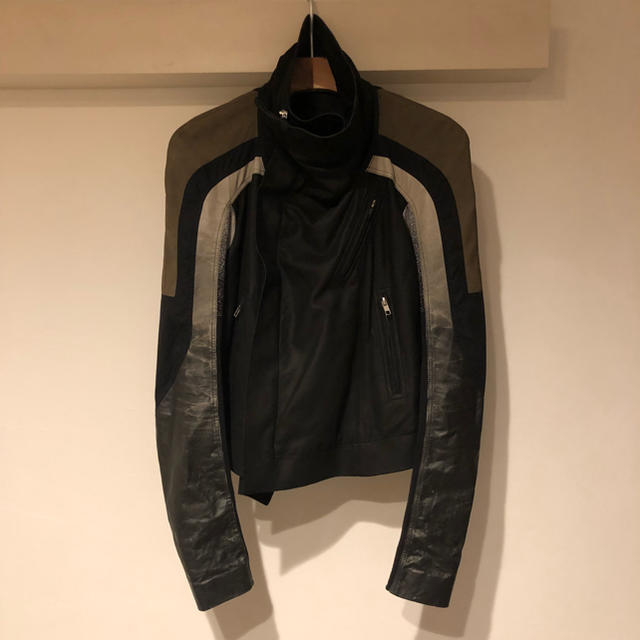 レディース Rick Owens リックオウエンス☆バイカーレザージャケット