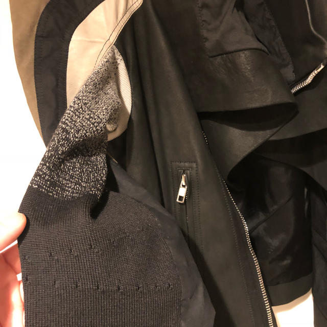 rick owens リックオウエンス バイカー ドレープ レザージャケット