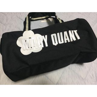 マリークワント(MARY QUANT)のマリークワント新品デイジーロゴスポーツボストンバッグトート黒(ボストンバッグ)