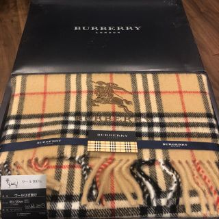 バーバリー(BURBERRY)の新品、送料込み   新品、バーバリー ひざ掛け (毛布)