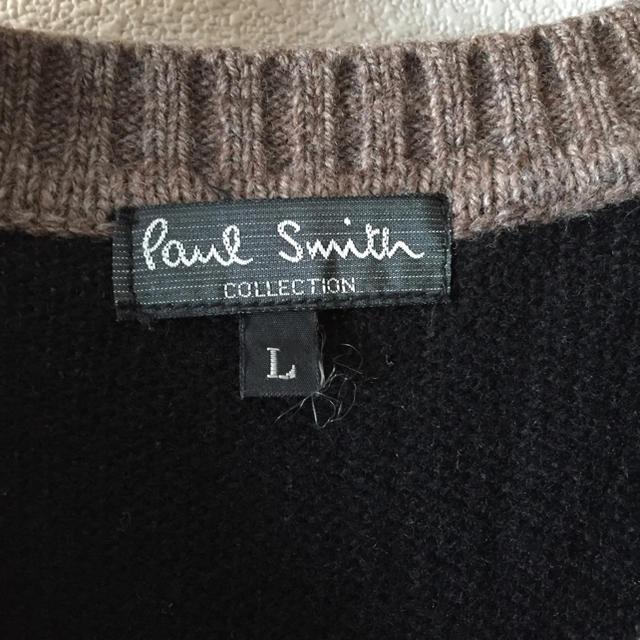 Paul Smith(ポールスミス)のPaulSmith ポールスミス  コレクション ベスト ニット 黒  メンズのトップス(ニット/セーター)の商品写真