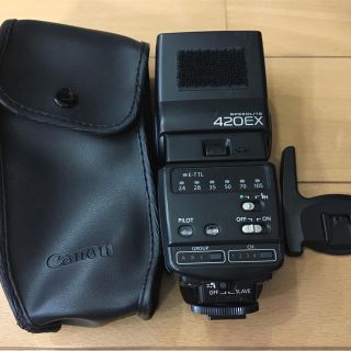 キヤノン(Canon)のCanon スピードライト 420ex 完動品(ストロボ/照明)