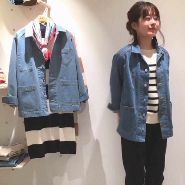 Dot&Stripes CHILDWOMAN(ドットアンドストライプスチャイルドウーマン)のチャイルドウーマン  デニムジャケット レディースのジャケット/アウター(Gジャン/デニムジャケット)の商品写真