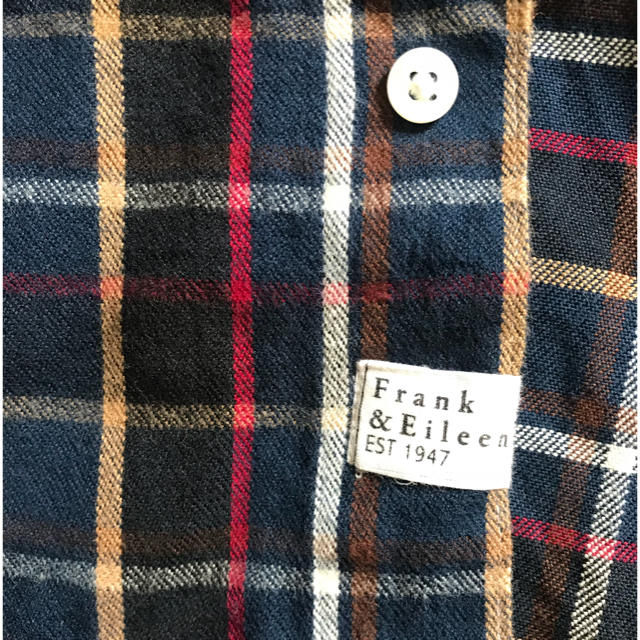 Frank&Eileen(フランクアンドアイリーン)のFrank&Eileen フランク & アイリーン ネイビー チェックシャツ レディースのトップス(シャツ/ブラウス(長袖/七分))の商品写真