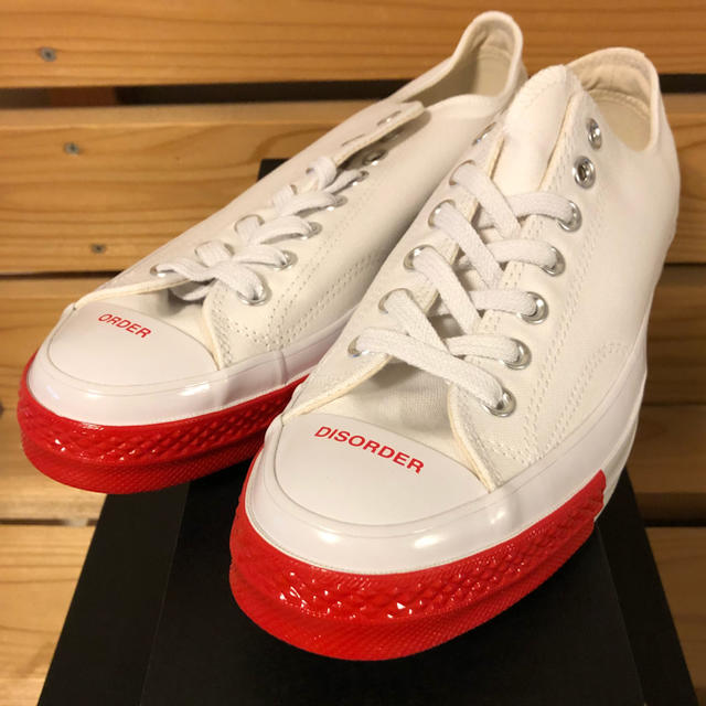 Converse × Undercover  白／赤27.0