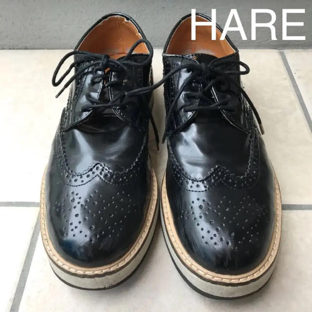 HARE(ハレ)の最終値下げです。HAREエナメルブーツ。 メンズの靴/シューズ(ブーツ)の商品写真