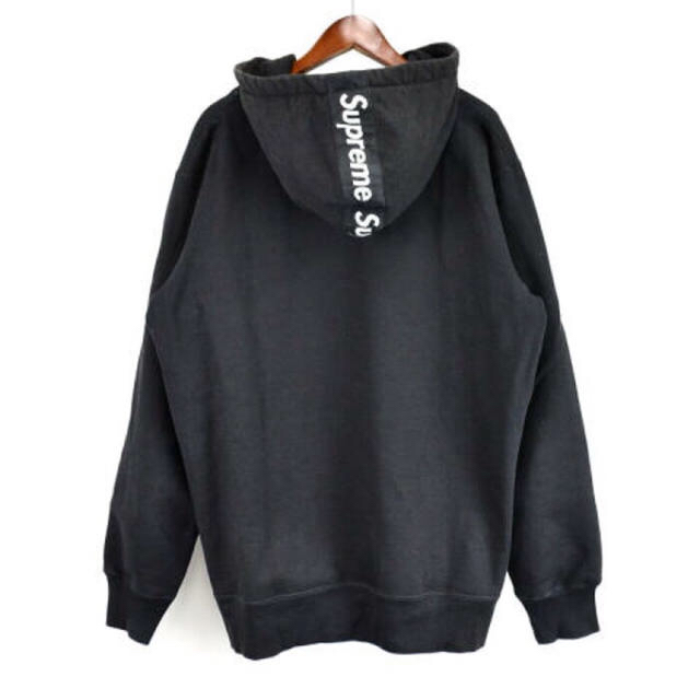 supreme 14A/W ロゴテープスウェットジップアップパーカー