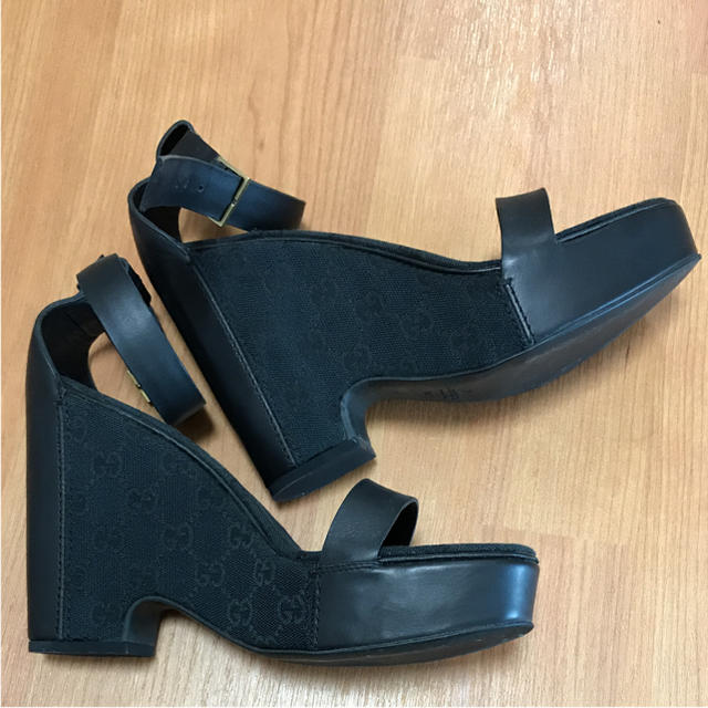 美品 GUCCI サンダル 38サイズ 厚底 美品 GUCCI サンダル 38サイズ 厚底