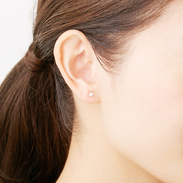 Canal 4℃ 一粒ダイヤ ピアス - www.oabaparecidago.org.br