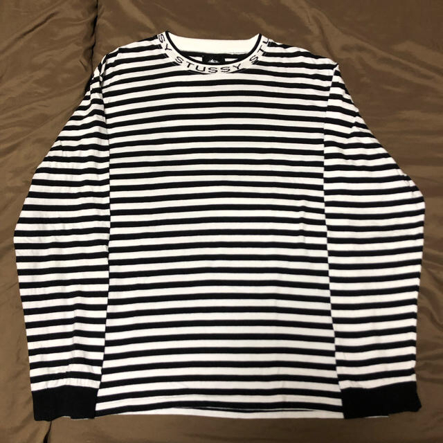 STUSSY(ステューシー)の(L) Stussy Jacquard Neck L/S Jersey メンズのトップス(Tシャツ/カットソー(七分/長袖))の商品写真