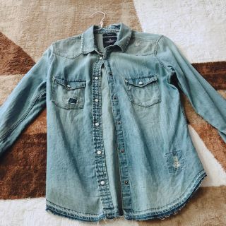 アメリカンイーグル(American Eagle)のアメイカンイーグル デニムトップス ポロシャツ(ポロシャツ)