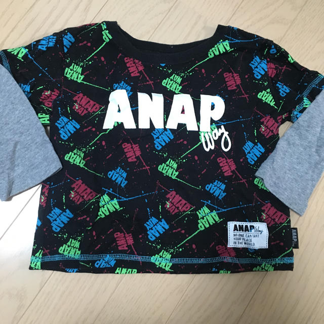 ANAP Kids(アナップキッズ)のANAP  ロンＴ キッズ/ベビー/マタニティのキッズ服男の子用(90cm~)(Tシャツ/カットソー)の商品写真