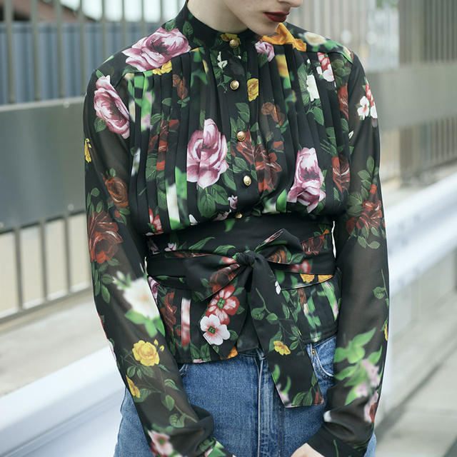 シャツ Ameri VINTAGE - AMERI COCO FLOWER BLOUSEの通販 by