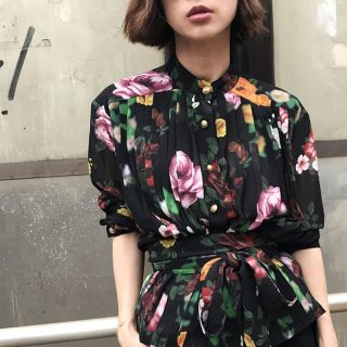 アメリヴィンテージ(Ameri VINTAGE)のAMERI COCO FLOWER BLOUSE(シャツ/ブラウス(長袖/七分))