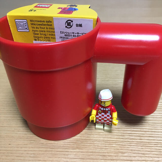 レゴ(Lego)のレゴ LEGO 人間のコップ、塩コショウ入れ 送料無料(知育玩具)