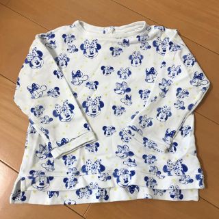 ザラキッズ(ZARA KIDS)のzarababy ミニー×ドット柄トレーナー(Tシャツ/カットソー)