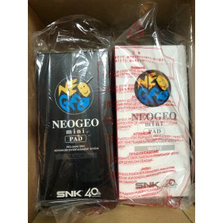 ネオジオ(NEOGEO)の新品未開封 NEOGEO mini pad 2色セット 白 黒(その他)