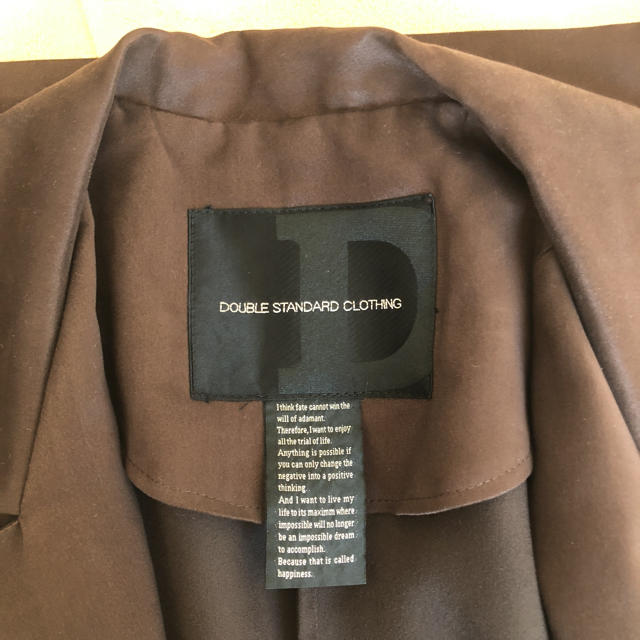 DOUBLE STANDARD CLOTHING(ダブルスタンダードクロージング)のダブルスタンダード トレンチコート レディースのジャケット/アウター(ロングコート)の商品写真