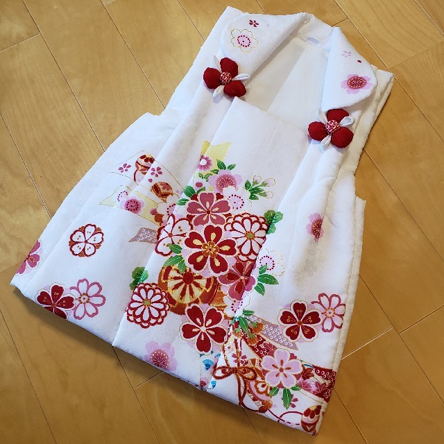 わーふ様専用★七五三 京都花ひめブランド 被布 単品 キッズ/ベビー/マタニティのキッズ服女の子用(90cm~)(和服/着物)の商品写真