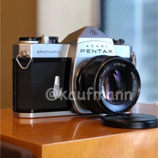 ペンタックス(PENTAX)のペンタックスSP+SMCT55mm1.8セット 整備試写済み(フィルムカメラ)