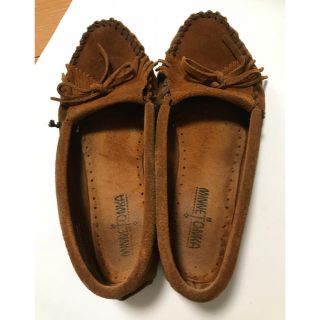 ミネトンカ(Minnetonka)のミネトンカ ブラウン 25cm(スリッポン/モカシン)