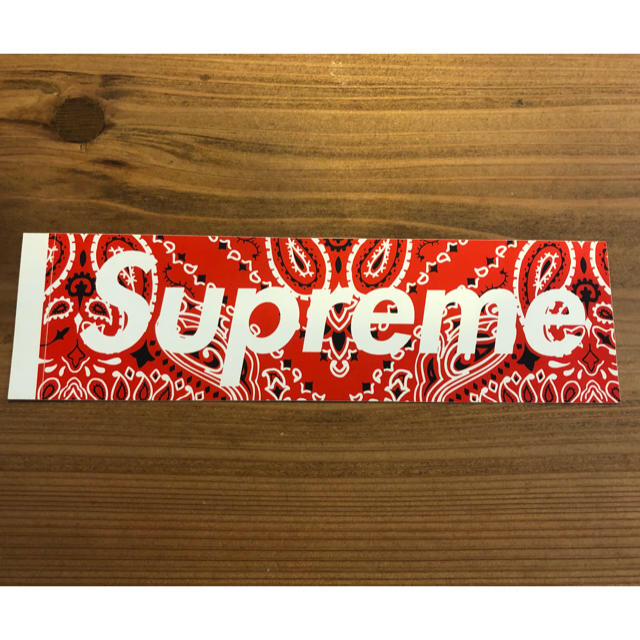 Supreme ペイズリー ボックスロゴ ステッカー 2色セット