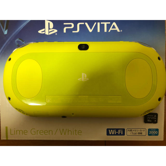 PlayStation Vita(プレイステーションヴィータ)の【メモリーカード16GB &ソフトケース付】PS VITA Wi-Fiモデル エンタメ/ホビーのゲームソフト/ゲーム機本体(携帯用ゲーム機本体)の商品写真