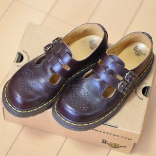 ドクターマーチン(Dr.Martens)のドクターマーチン メリージェーン 8065 UK5(24cm) ブラウン(ローファー/革靴)