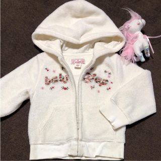 ベビーギャップ(babyGAP)の（219）ベビーギャップ  アウター 白パーカー 95(ジャケット/上着)