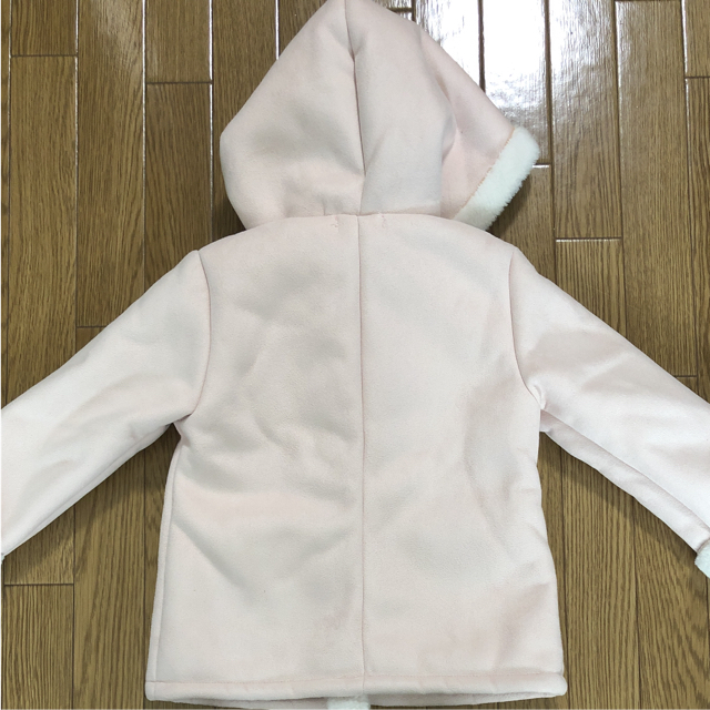 BeBe(ベベ)のkissDrop キスドロップ コート ダッフル 上着 ピンク 新品 キッズ/ベビー/マタニティのキッズ服女の子用(90cm~)(コート)の商品写真