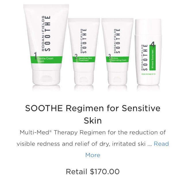 proactiv(プロアクティブ)のRODAN+FIELDS ロダンアンドフィールズ SOOTHE 敏感肌用セット コスメ/美容のスキンケア/基礎化粧品(その他)の商品写真