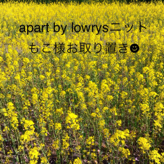 アパートバイローリーズ(apart by lowrys)のapart by lowrysニット(ニット/セーター)