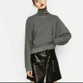 ザラ(ZARA)のバッドウィングスリーブハイネックトップス(ニット/セーター)