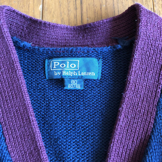 POLO RALPH LAUREN(ポロラルフローレン)のラルフローレン カーディガン キッズ/ベビー/マタニティのベビー服(~85cm)(カーディガン/ボレロ)の商品写真