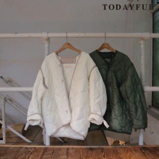 トゥデイフル(TODAYFUL)のみい様専用★TODAYFUL:Liner JK:ivory(ミリタリージャケット)