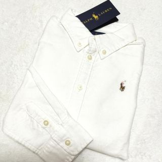 ラルフローレン(Ralph Lauren)の定価9,612円☆新品✨女の子 長袖ボタンダウンシャツ 120(ブラウス)