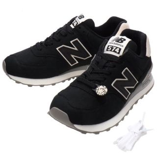 アースミュージックアンドエコロジー(earth music & ecology)のアース
newbalance×earth WL574　ブラック(スニーカー)