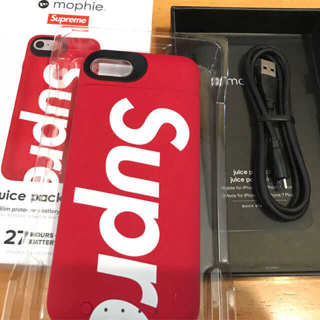 Supreme iPhoneケース 7・8用 juice pack airiPhoneケース