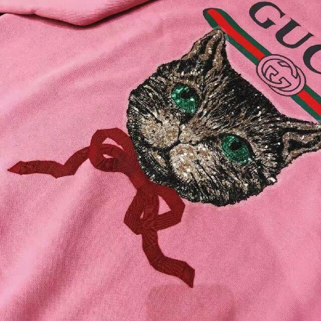 Gucci - gucci グッチ 猫柄 スウェットの通販 by 猫～猫～猫～｜グッチ