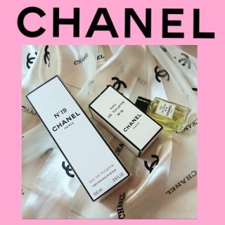 シャネル(CHANEL)のCHANEL💕シャネル 100ml NO.19

  19番 +ミニ 香水

(香水(女性用))